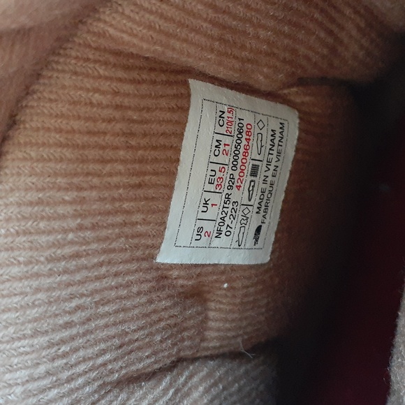 The North Face Youth Boys Chilkat Lace II Boots Size US 2 - Picture 8 of 14